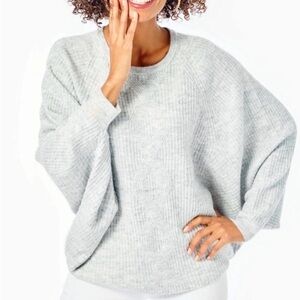 Lilly Pulitzer Arienza Gray Women's Sweater XL
